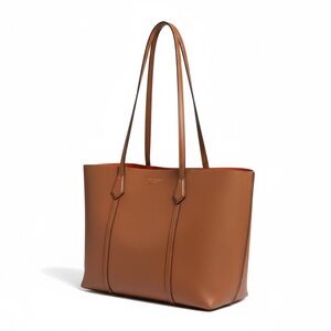 Tory Burch Pebbled Leather Large Tote Bag – Saddle Brown NWOT Pristine